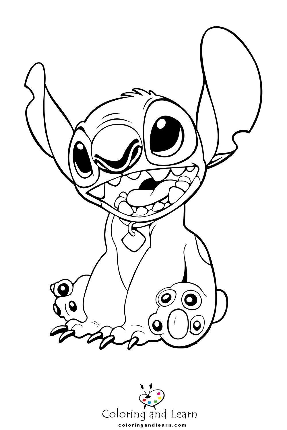 130 Stitch And Angel Coloring Pages FREE Printable 23