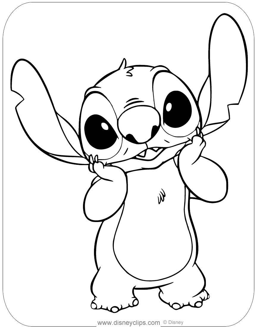 130 Stitch And Angel Coloring Pages FREE Printable 3