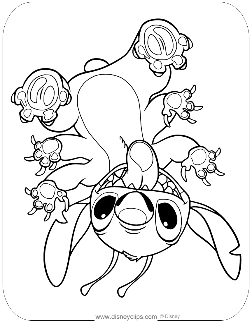 130 Stitch And Angel Coloring Pages FREE Printable 31