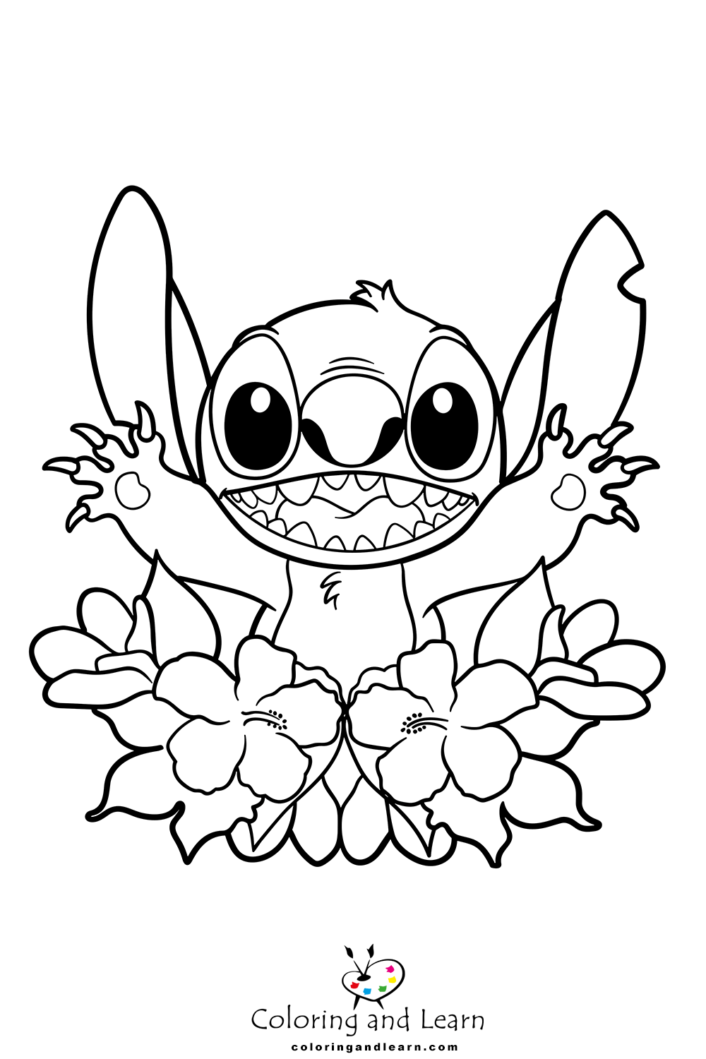 130 Stitch And Angel Coloring Pages FREE Printable 34