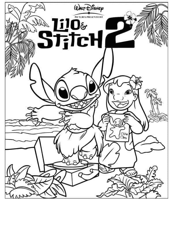 130 Stitch And Angel Coloring Pages FREE Printable 39