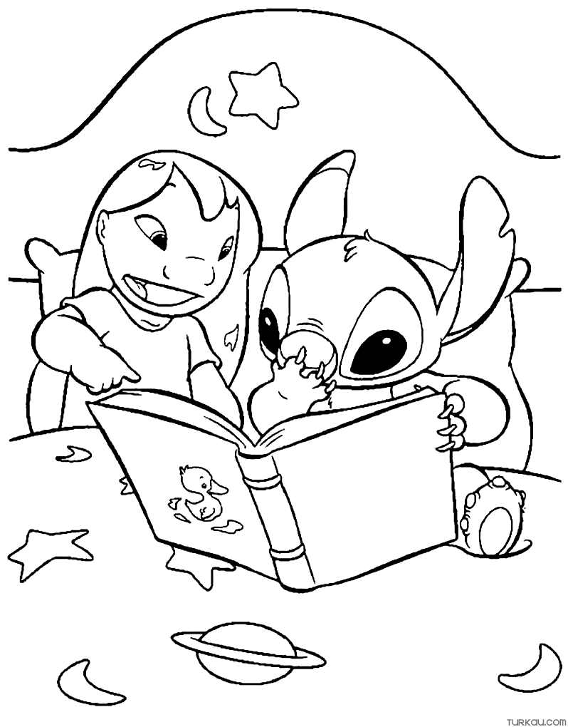 130 Stitch And Angel Coloring Pages FREE Printable 48