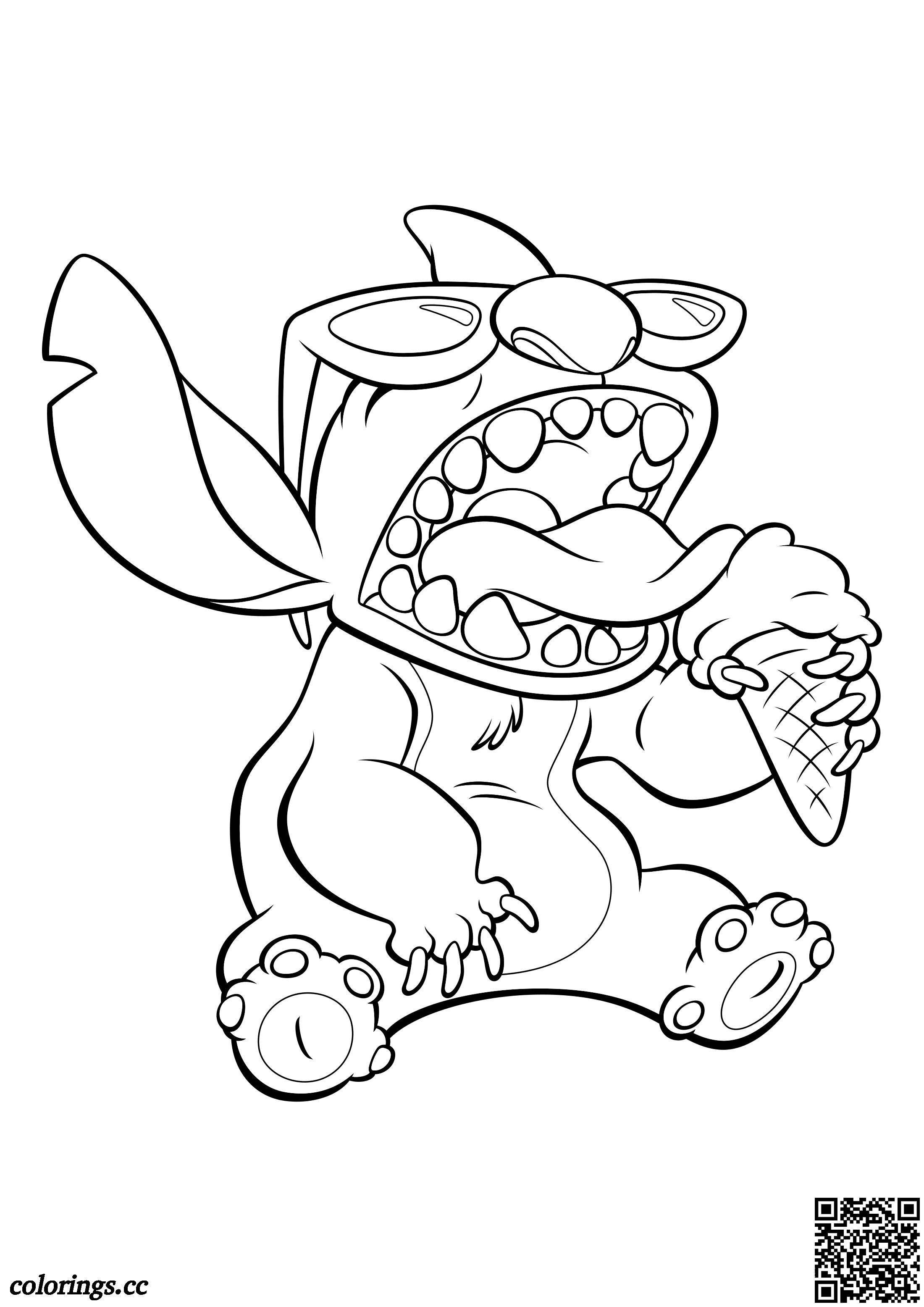 130 Stitch And Angel Coloring Pages FREE Printable 52