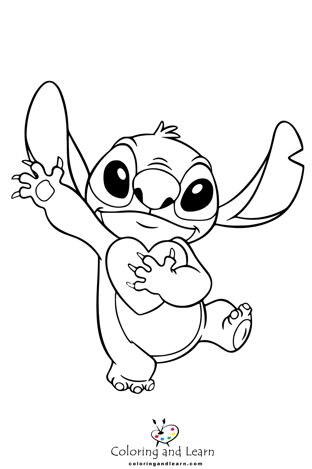 130 Stitch And Angel Coloring Pages FREE Printable 59