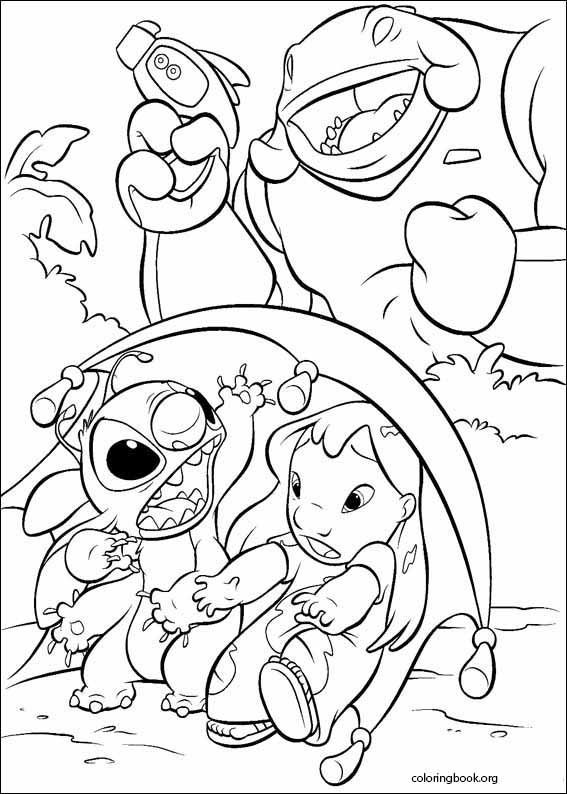 130 Stitch And Angel Coloring Pages FREE Printable 61