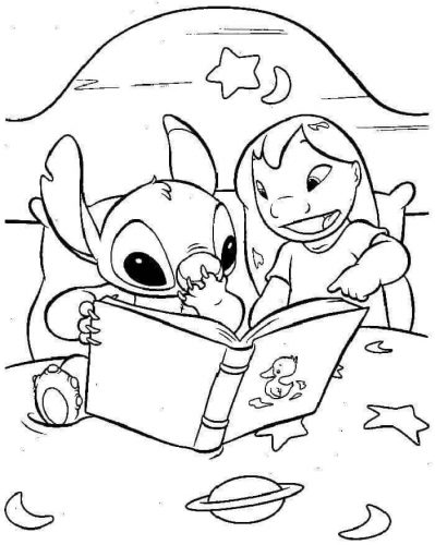 130 Stitch And Angel Coloring Pages FREE Printable 66