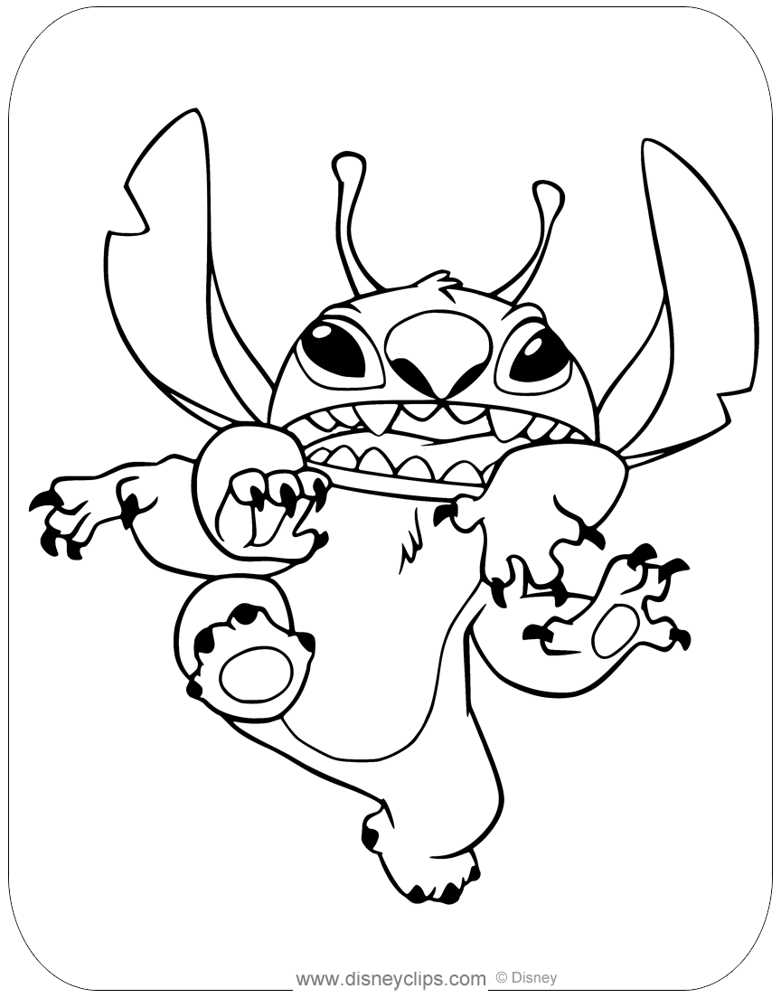 130 Stitch And Angel Coloring Pages FREE Printable 68