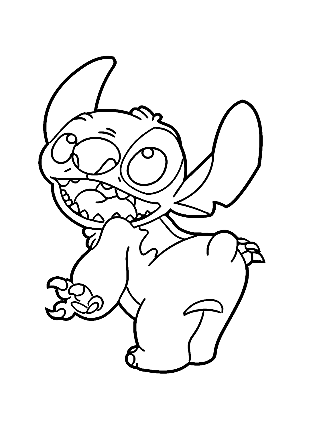 130 Stitch And Angel Coloring Pages FREE Printable 82