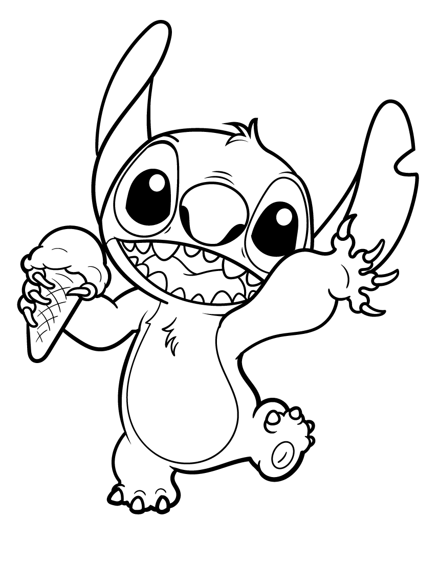 130 Stitch And Angel Coloring Pages FREE Printable 9