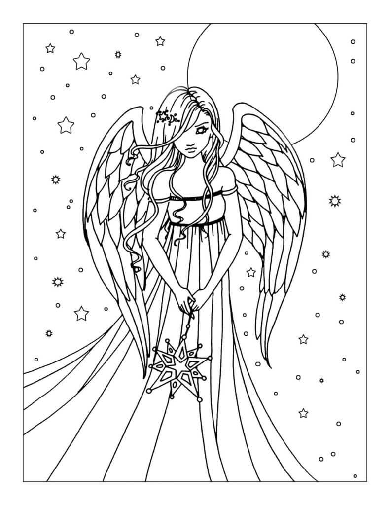 130 Stitch And Angel Coloring Pages FREE Printable 95