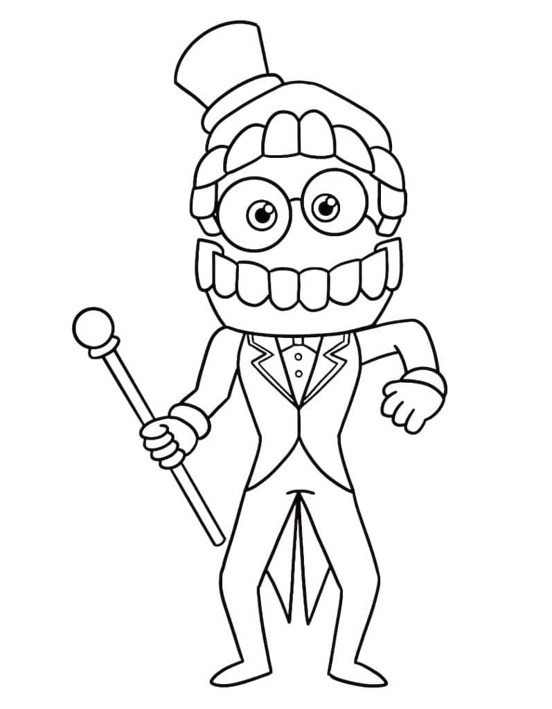 130+ The Amazing Digital Circus Coloring Pages Printable 1