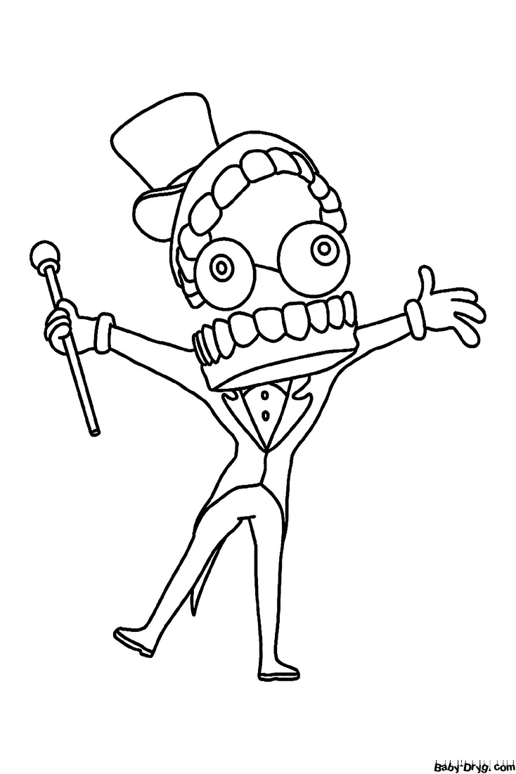 130+ The Amazing Digital Circus Coloring Pages Printable 100