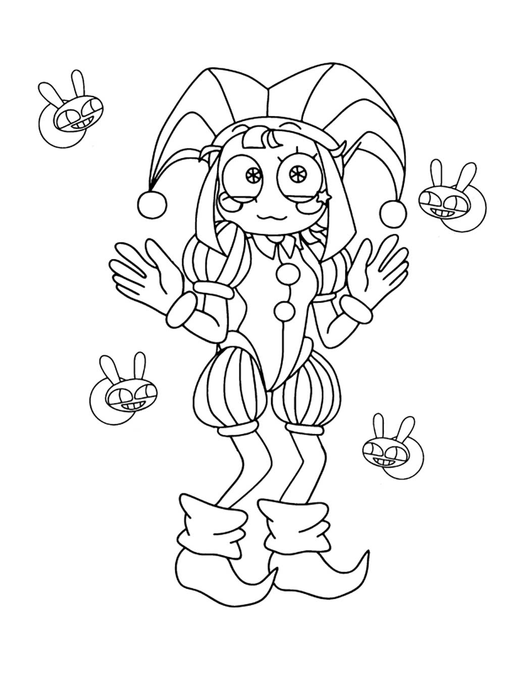 130+ The Amazing Digital Circus Coloring Pages Printable 105