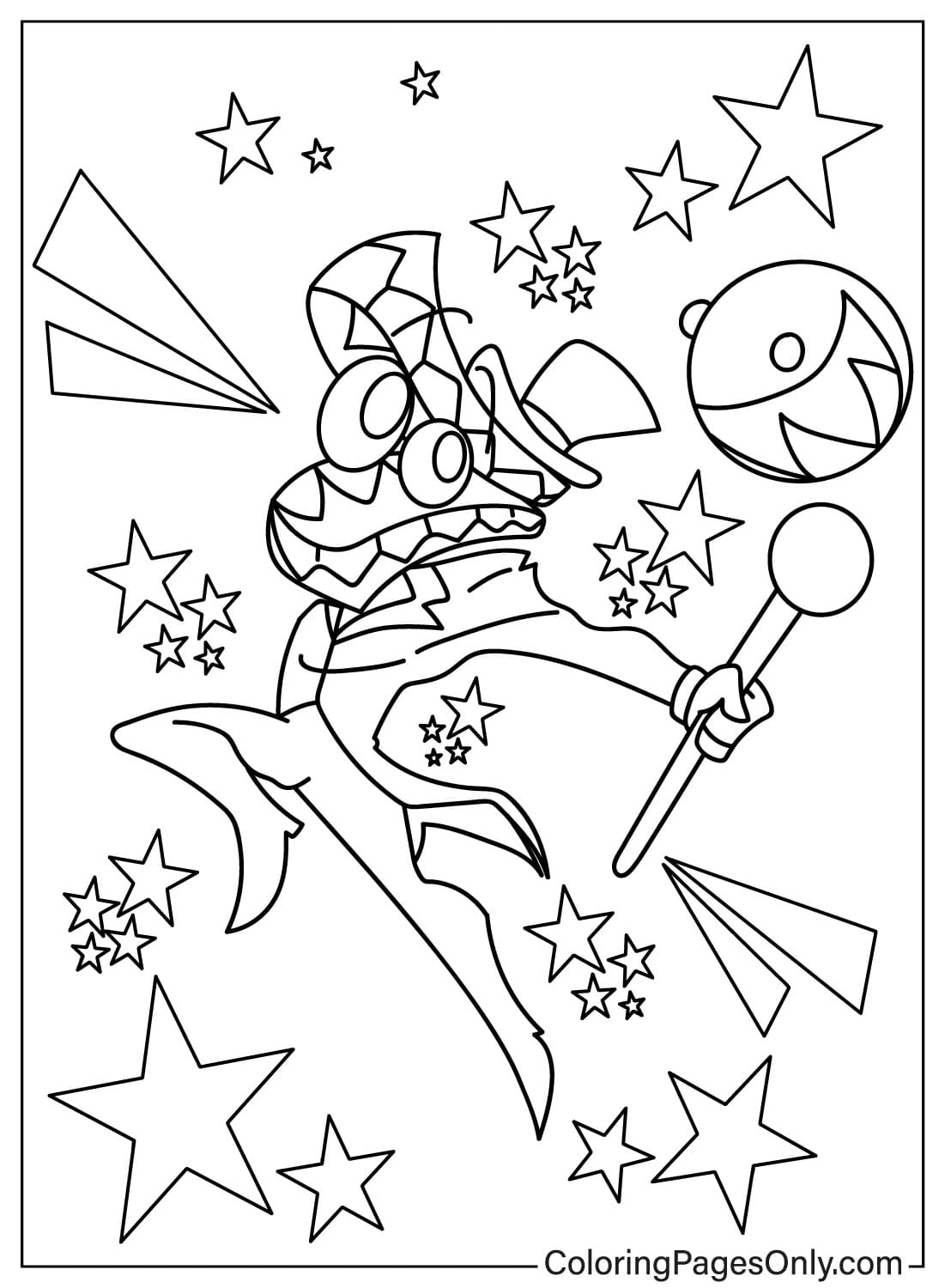 130+ The Amazing Digital Circus Coloring Pages Printable 115