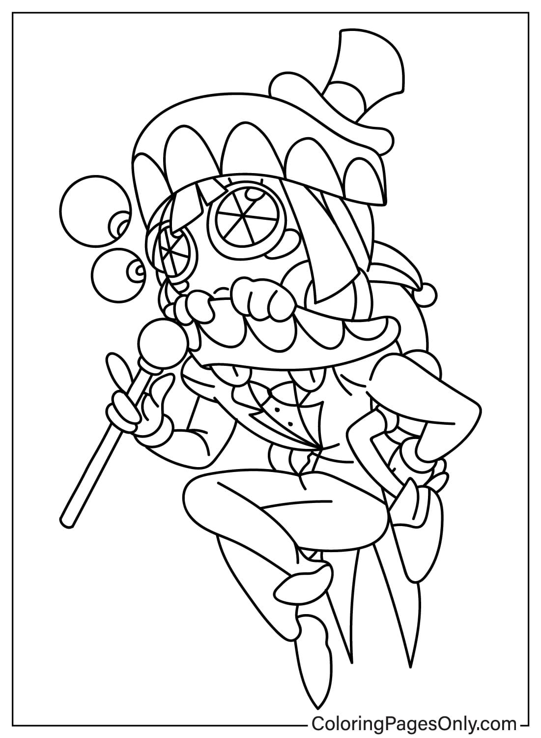 130+ The Amazing Digital Circus Coloring Pages Printable 128