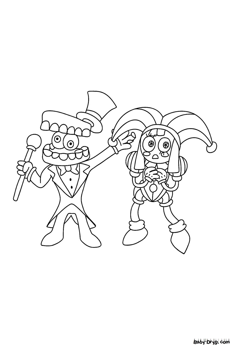 130+ The Amazing Digital Circus Coloring Pages Printable 137