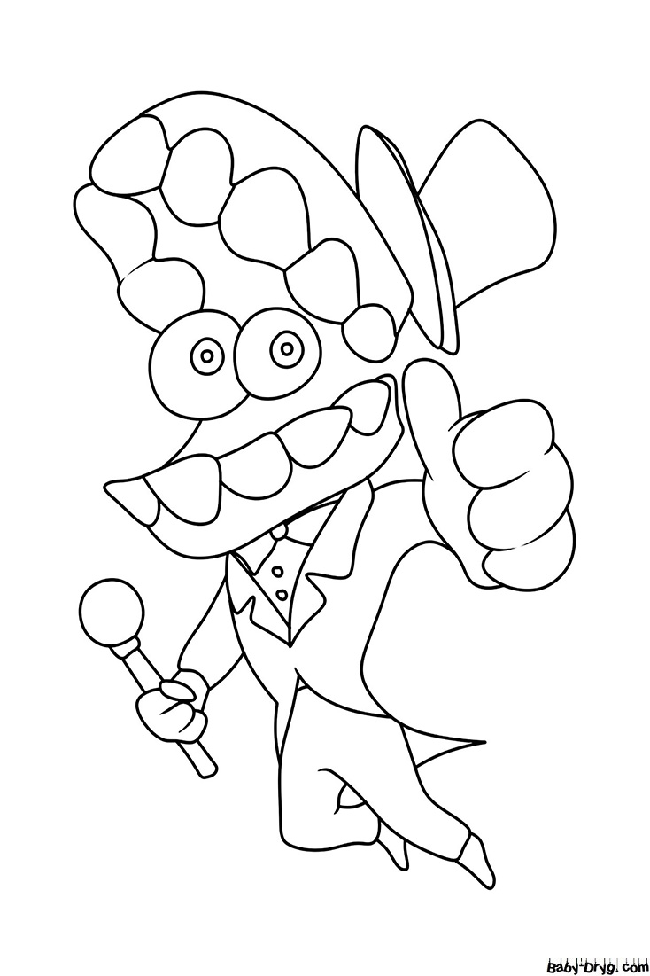 130+ The Amazing Digital Circus Coloring Pages Printable 24