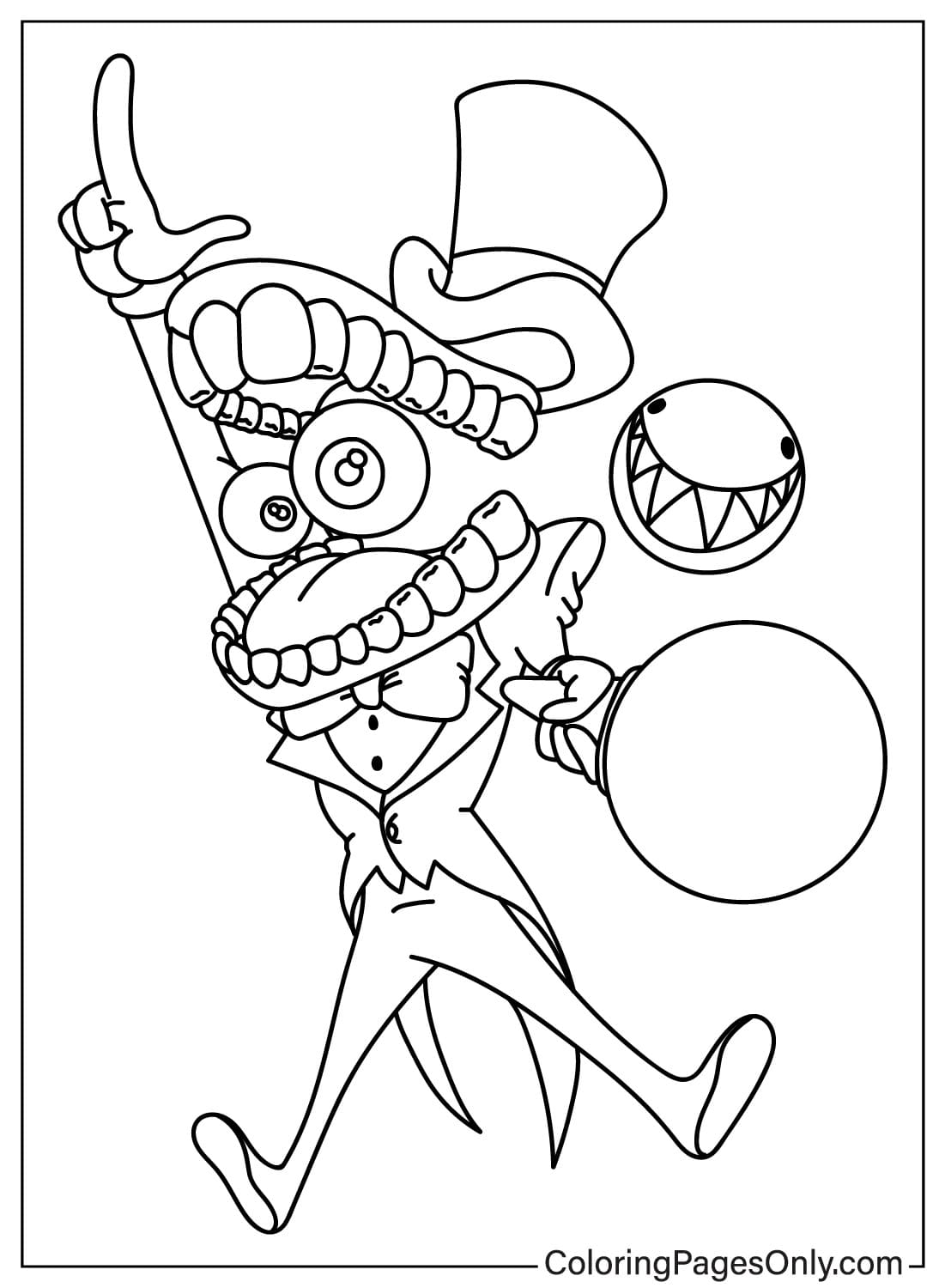 130+ The Amazing Digital Circus Coloring Pages Printable 36