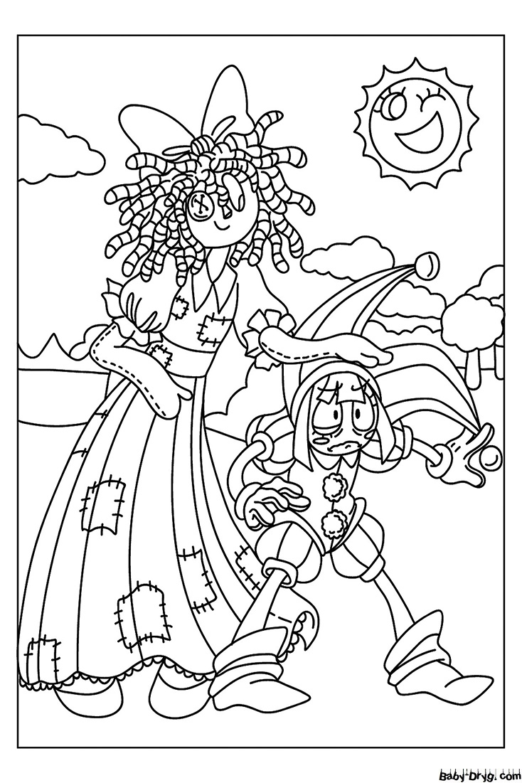 130+ The Amazing Digital Circus Coloring Pages Printable 52