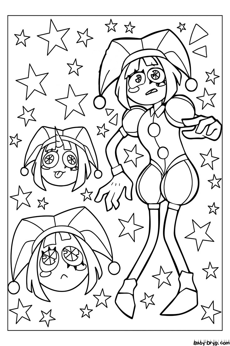 130+ The Amazing Digital Circus Coloring Pages Printable 57