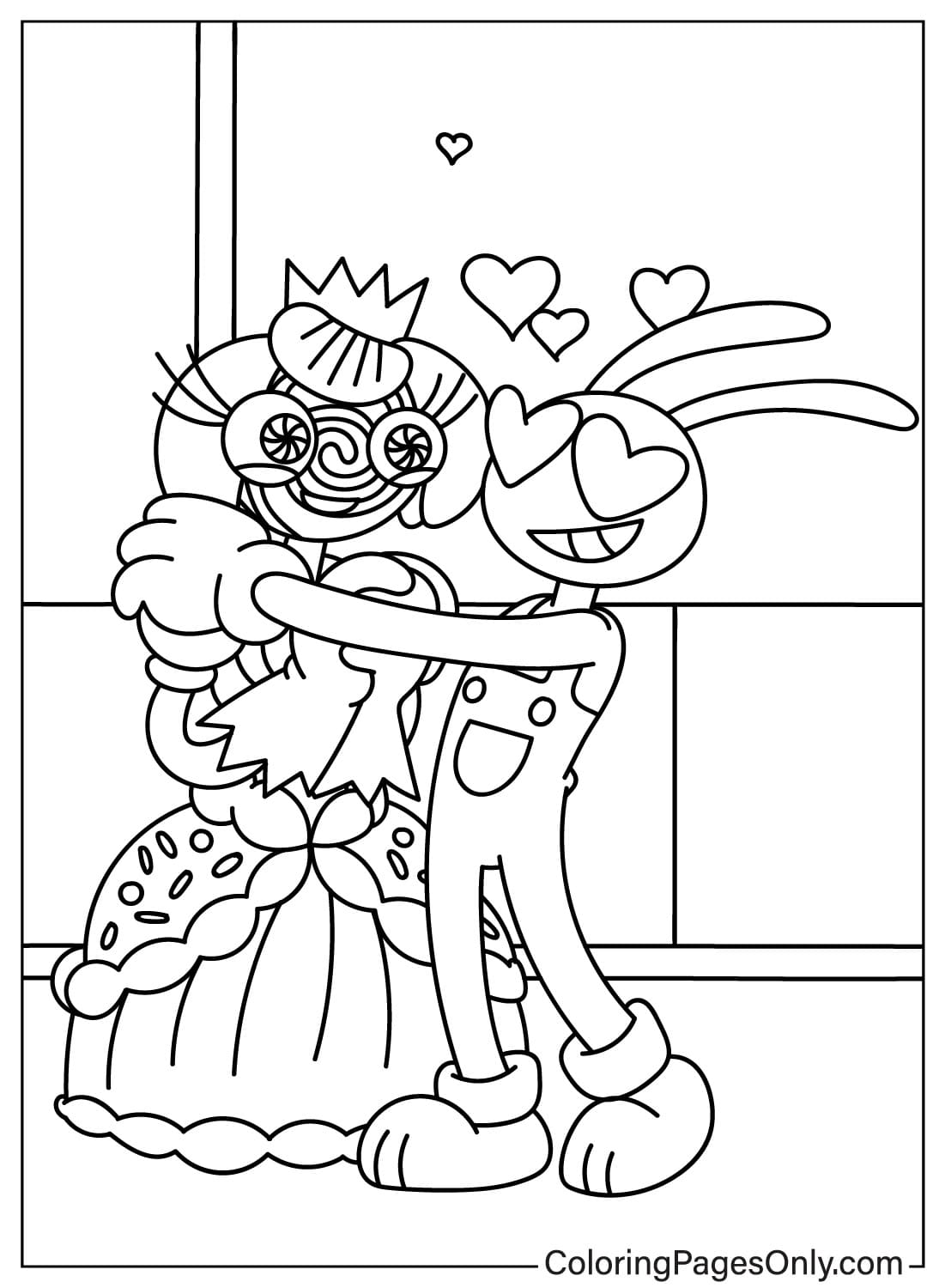 130+ The Amazing Digital Circus Coloring Pages Printable 63