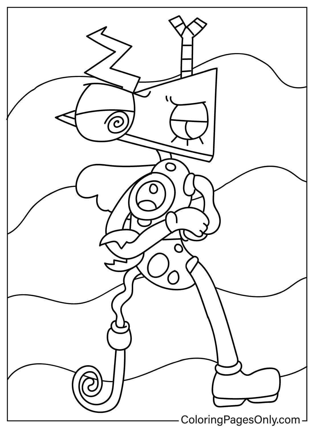 130+ The Amazing Digital Circus Coloring Pages Printable 97