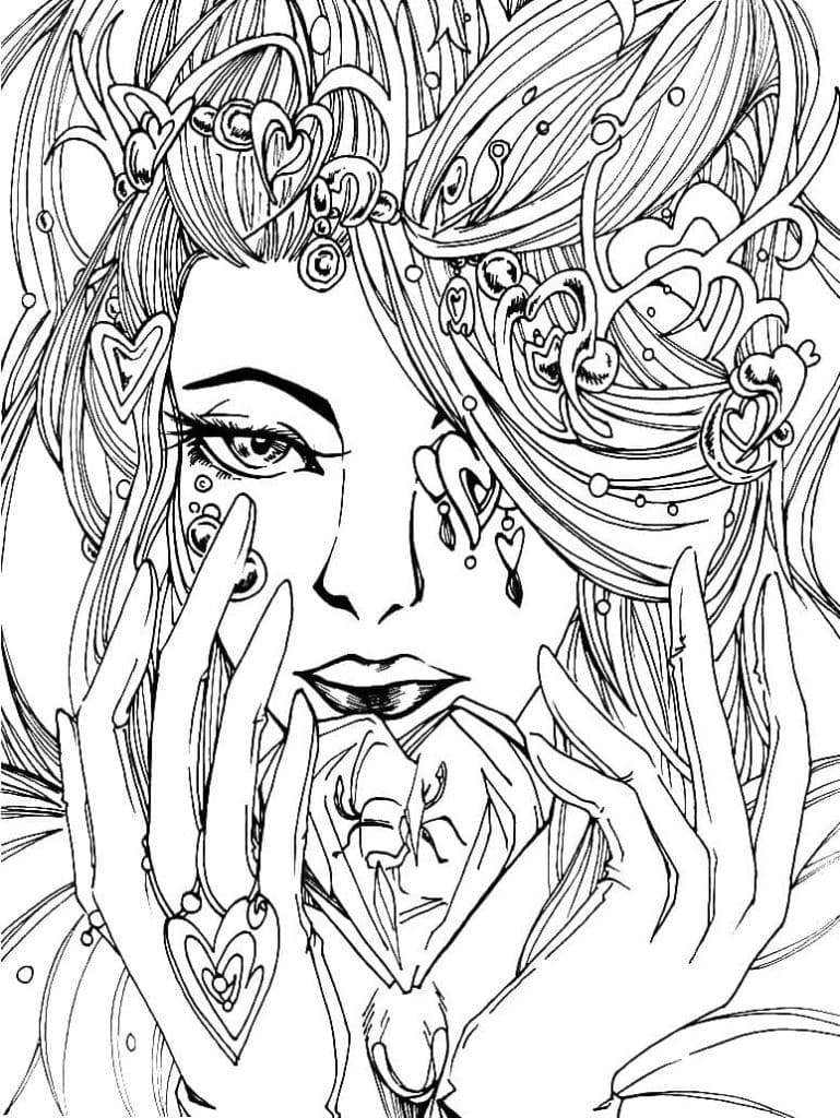 132 Fantasy Coloring Pages Printable 102