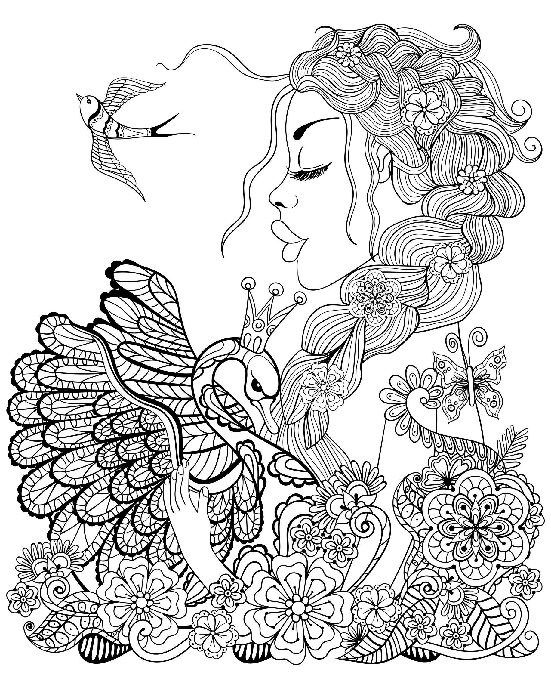 132 Fantasy Coloring Pages Printable 107