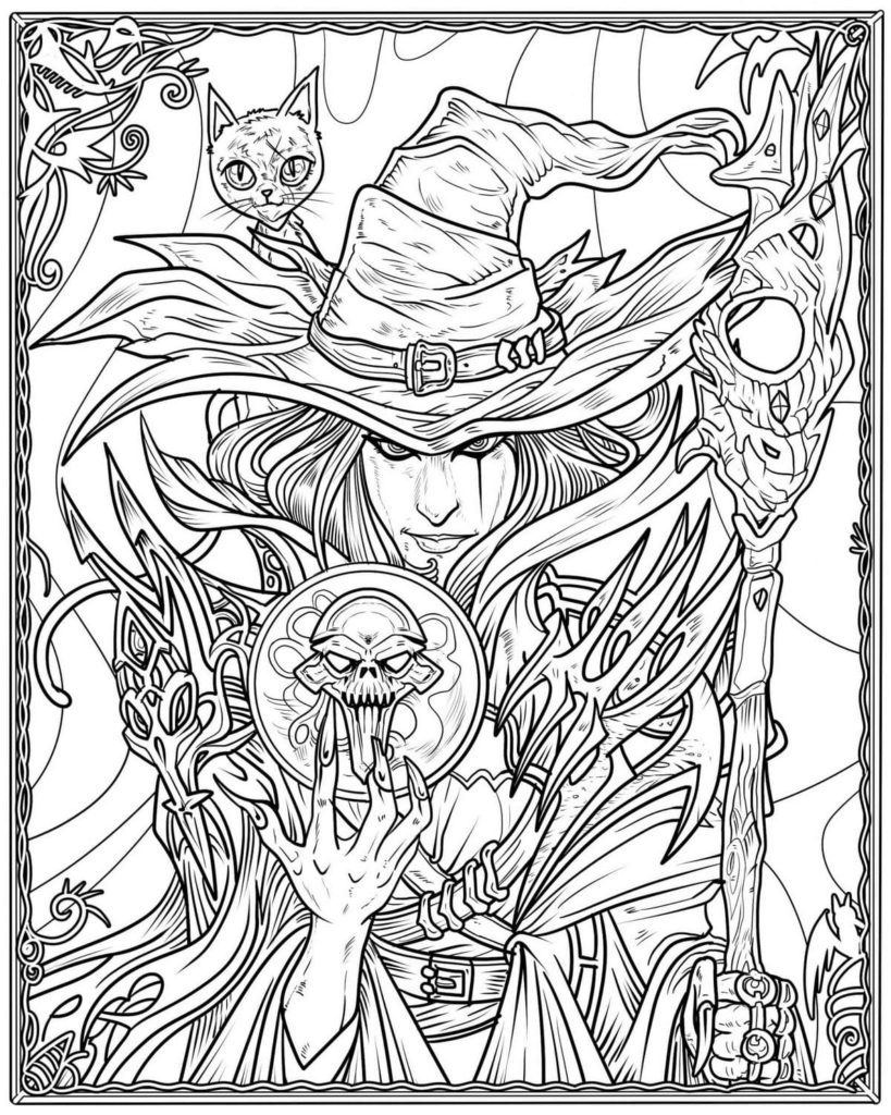 132 Fantasy Coloring Pages Printable 113