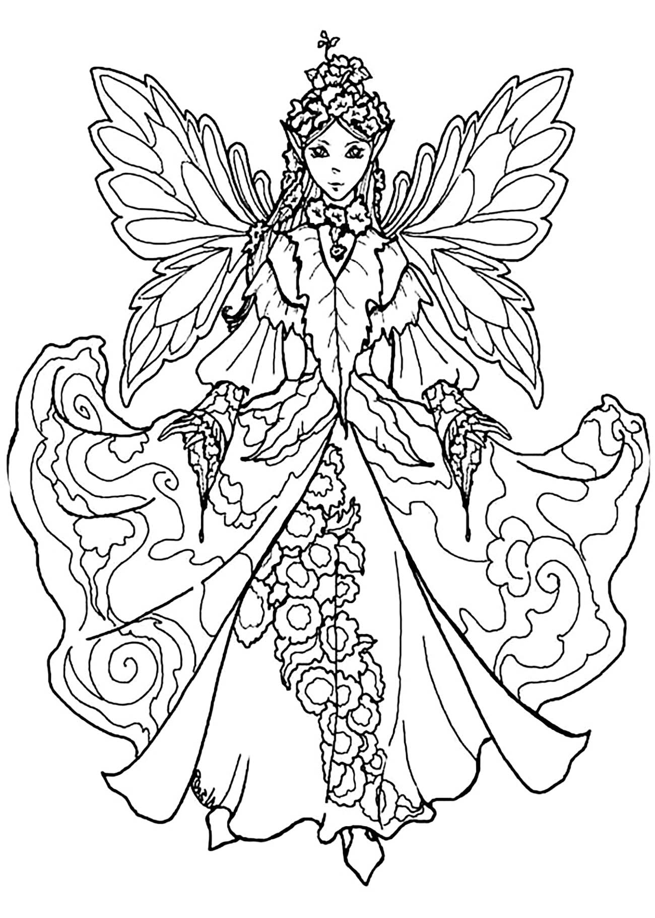 132 Fantasy Coloring Pages Printable 132