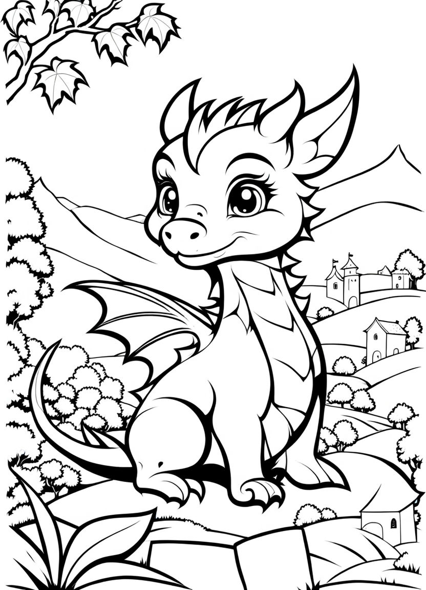 132 Fantasy Coloring Pages Printable 22