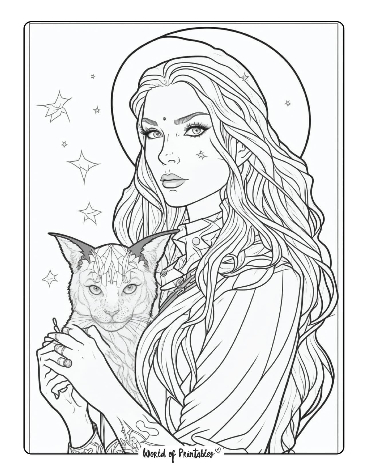 132 Fantasy Coloring Pages Printable 23