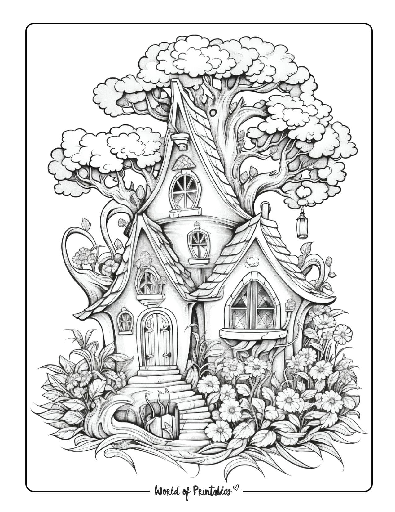 132 Fantasy Coloring Pages Printable 27