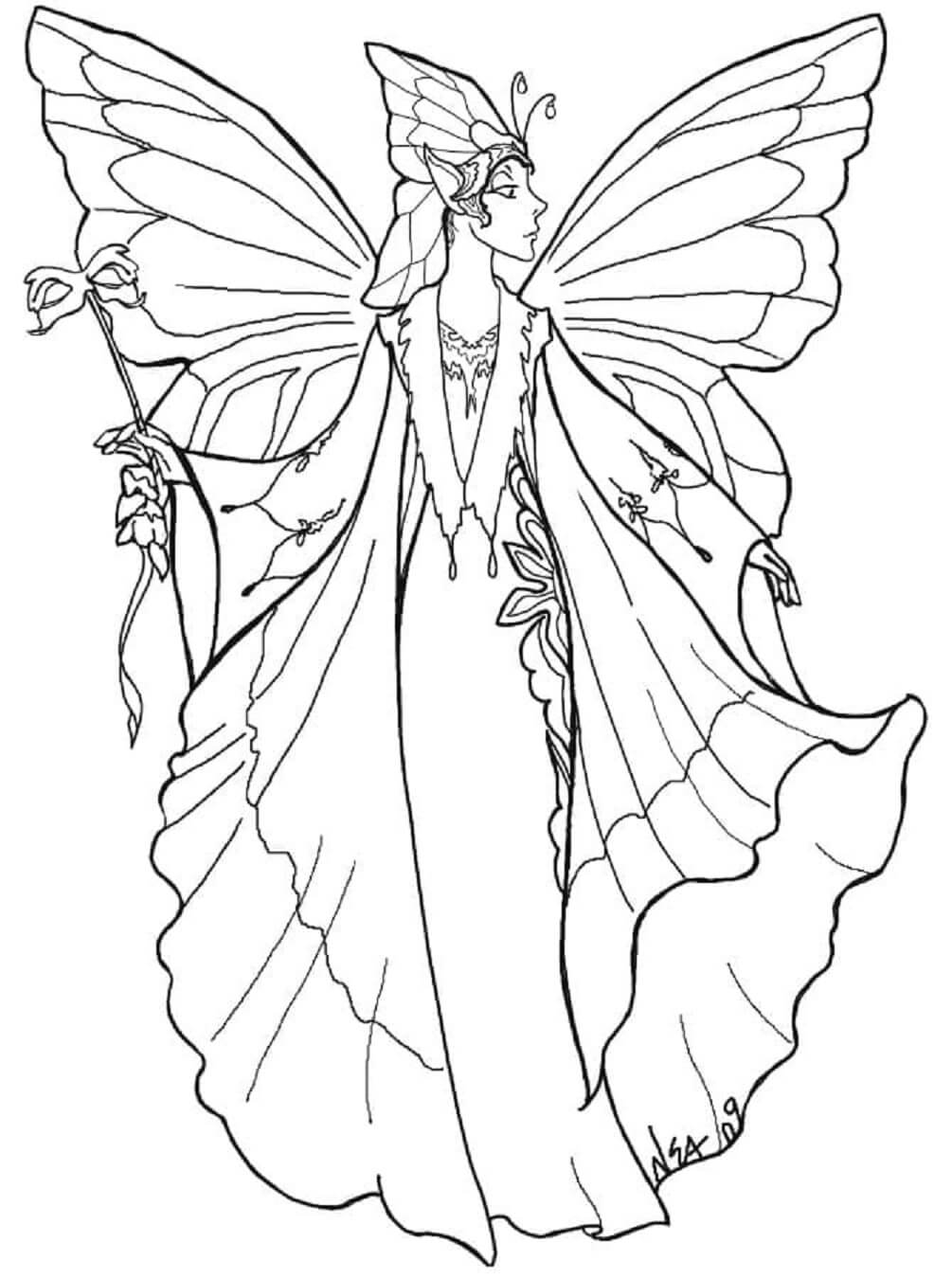 132 Fantasy Coloring Pages Printable 67