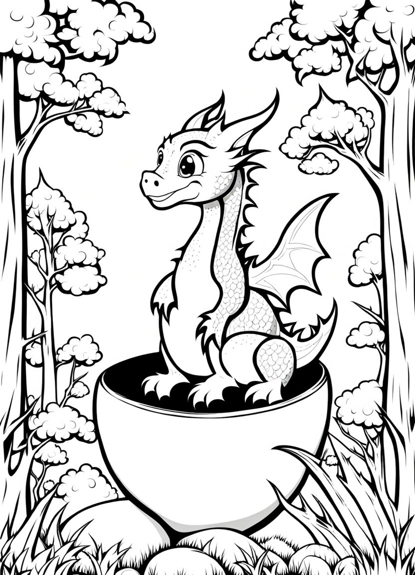 132 Fantasy Coloring Pages Printable 77