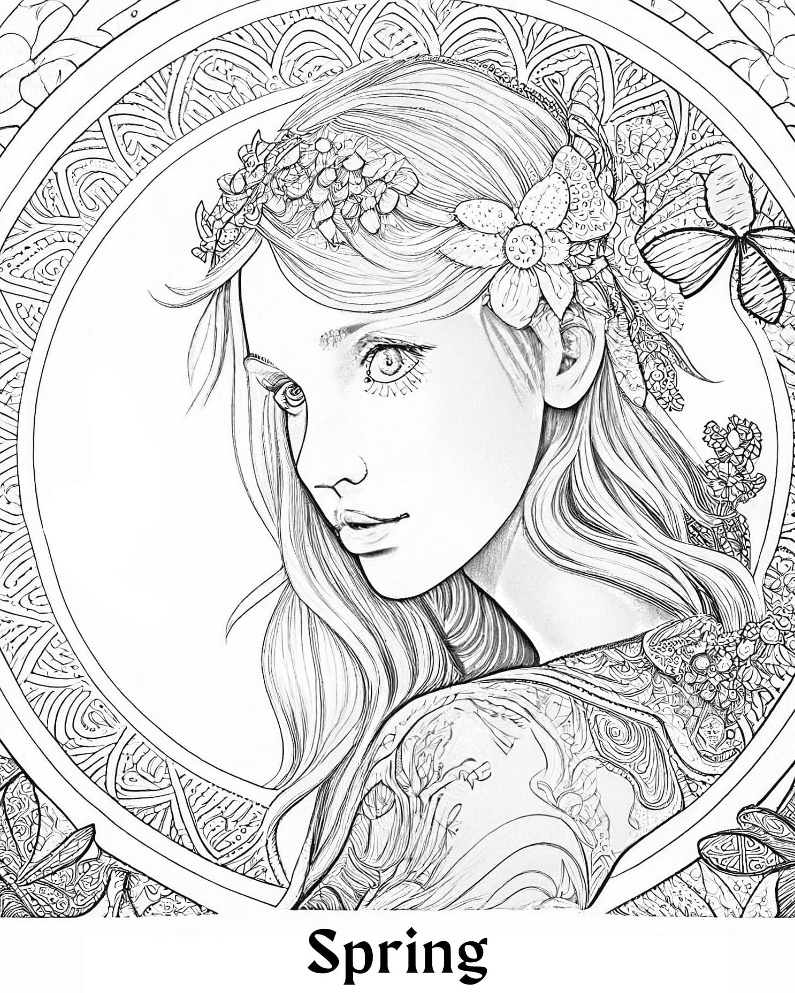 132 Fantasy Coloring Pages Printable 82