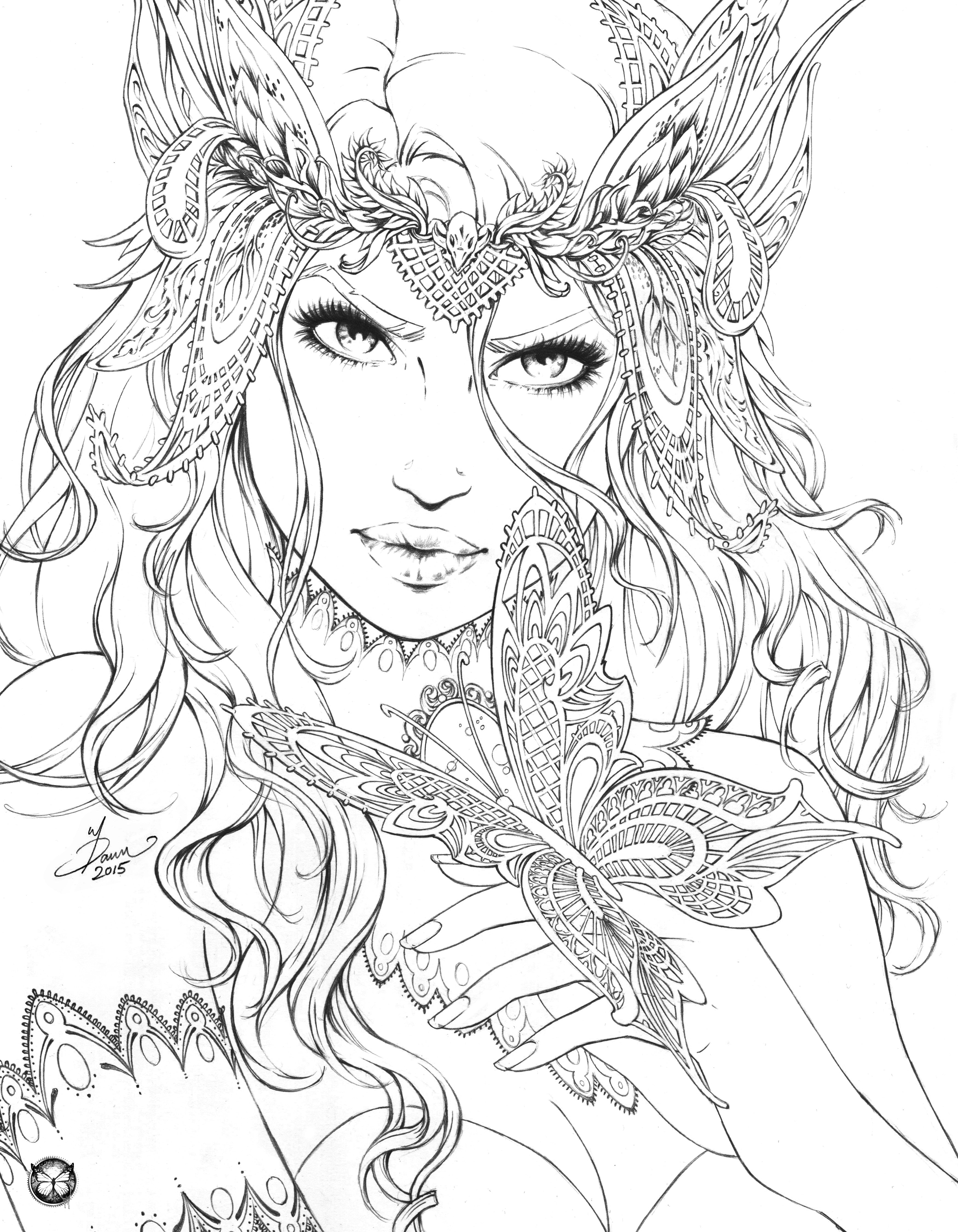 132 Fantasy Coloring Pages Printable 86