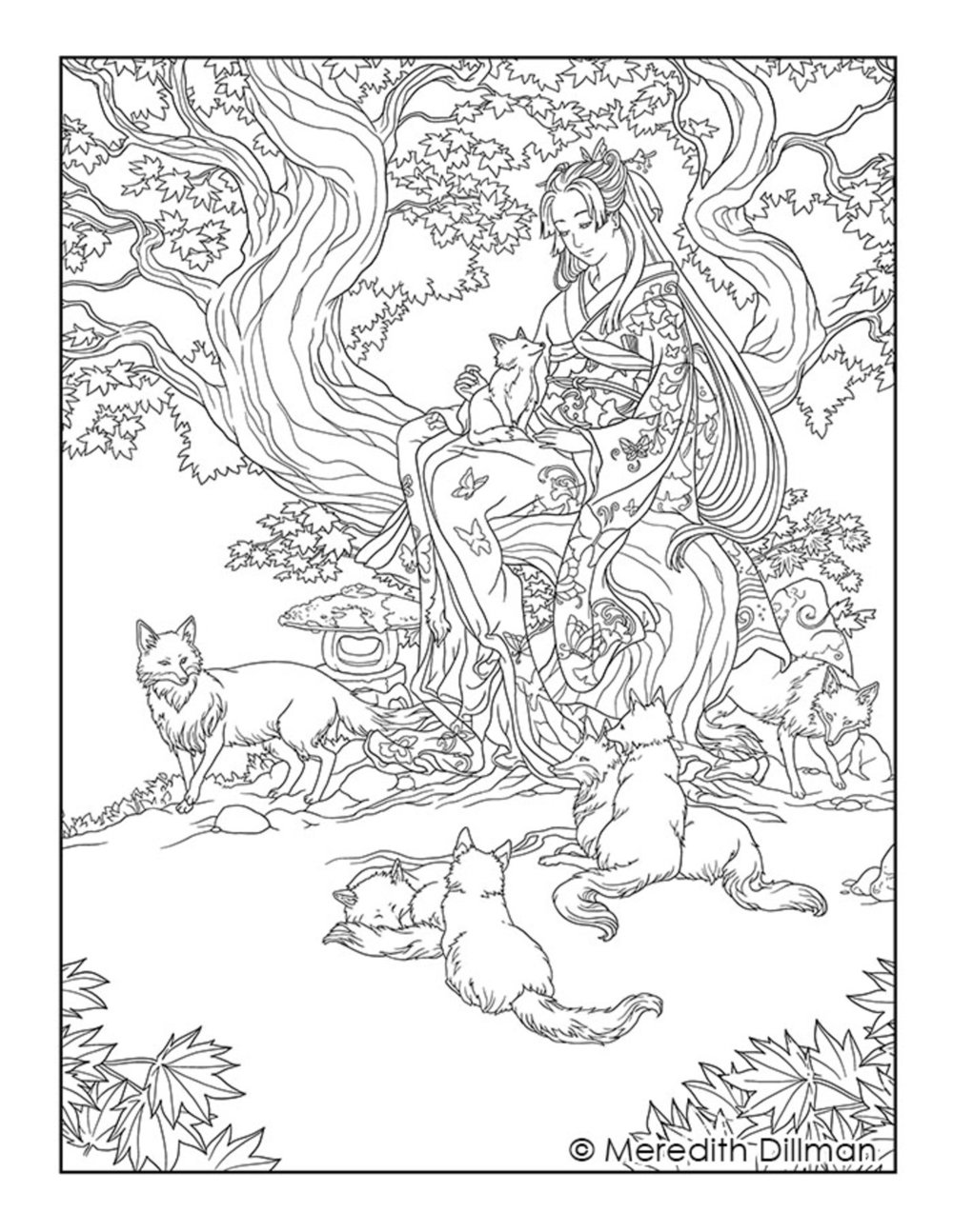 132 Fantasy Coloring Pages Printable 96