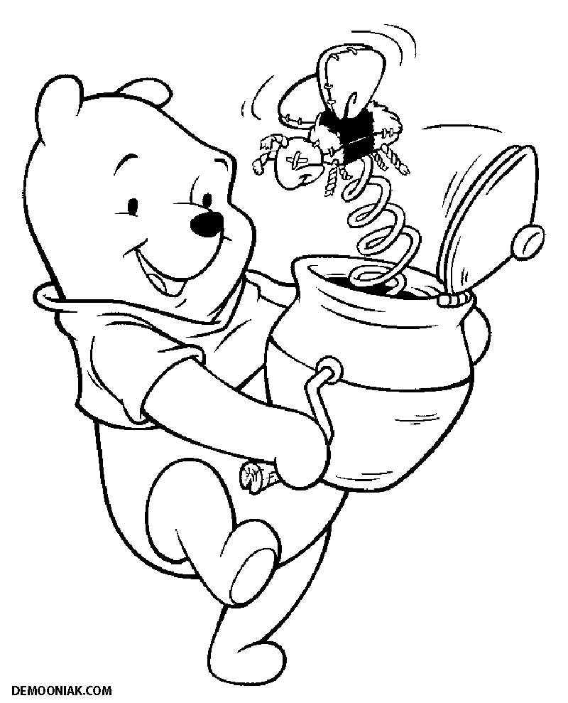 139 Winnie The Pooh Coloring Pages FREE Printable 1