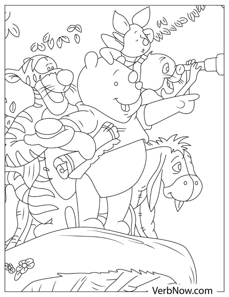 139 Winnie The Pooh Coloring Pages FREE Printable 12