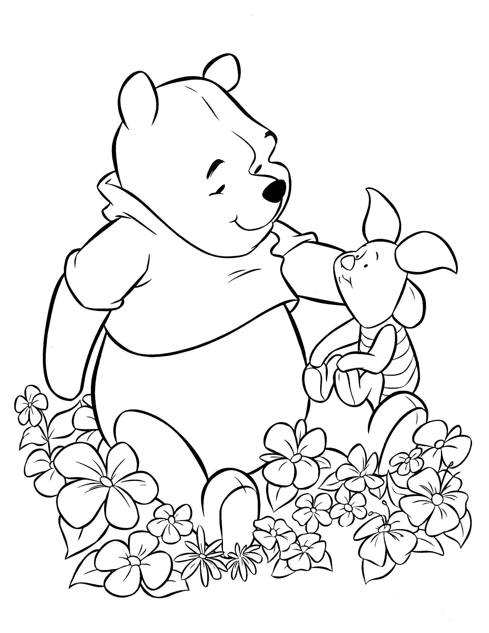 139 Winnie The Pooh Coloring Pages FREE Printable 125