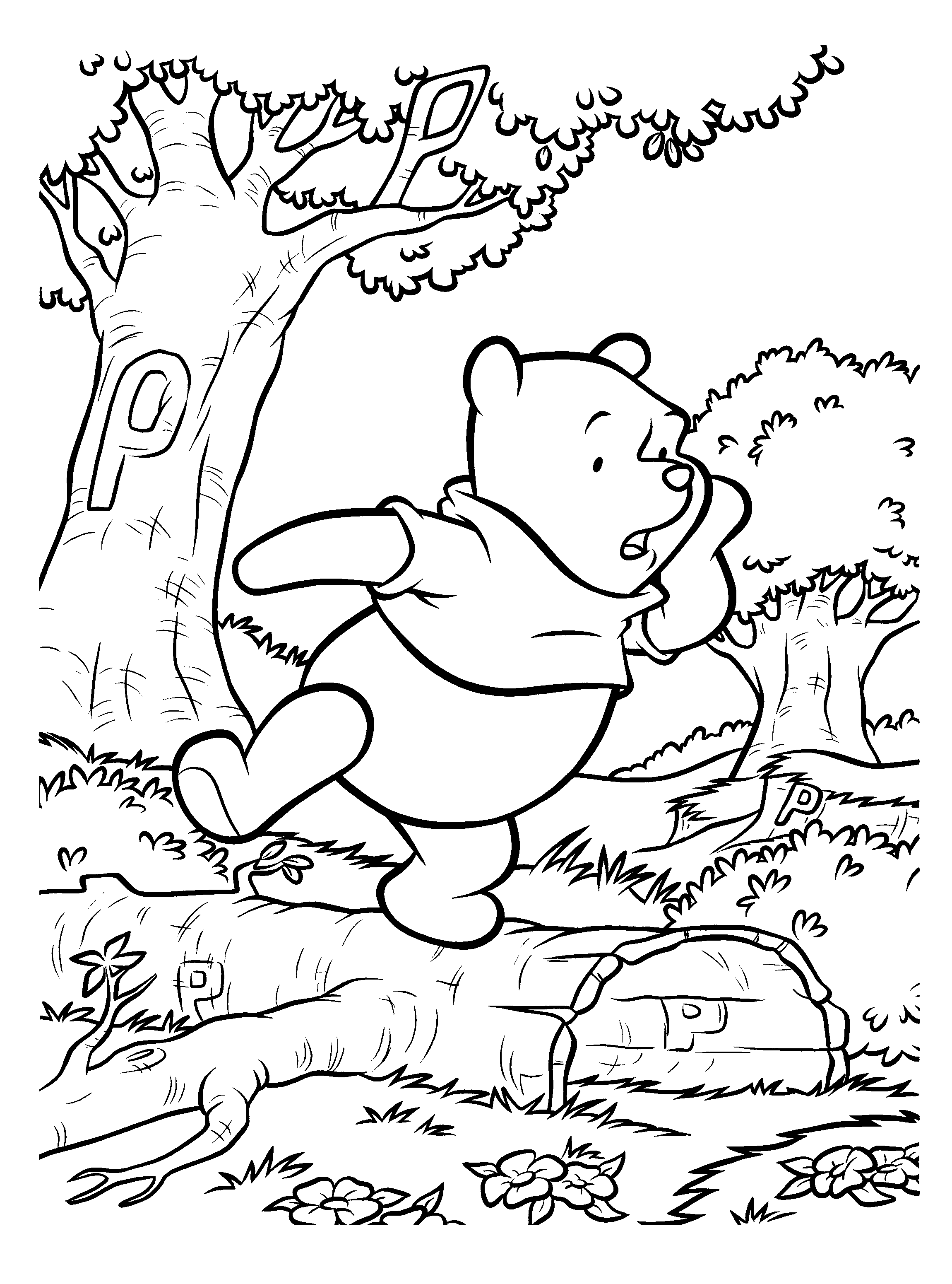 139 Winnie The Pooh Coloring Pages FREE Printable 132