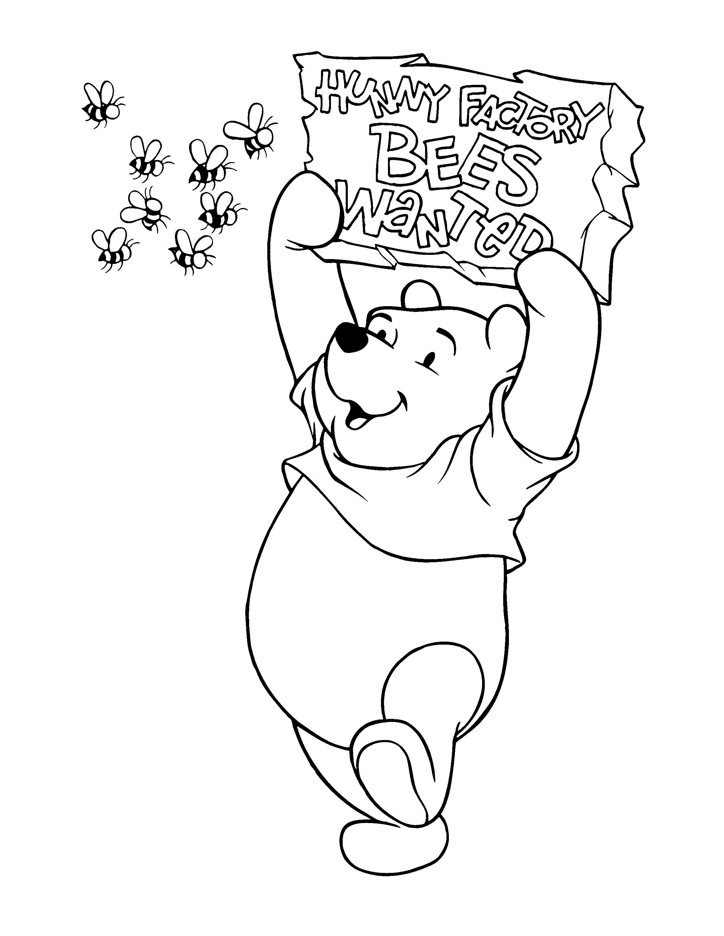 139 Winnie The Pooh Coloring Pages FREE Printable 134