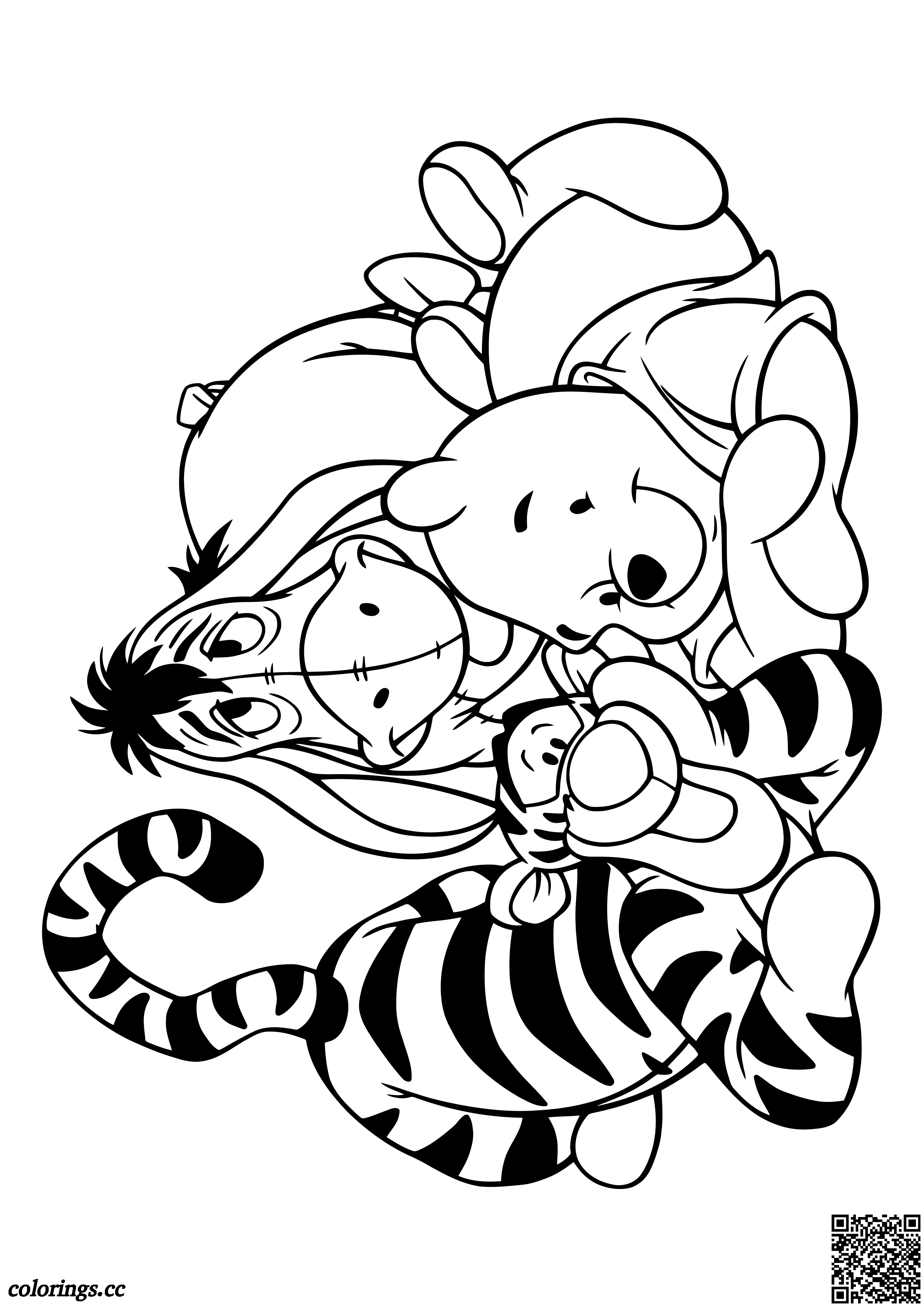 139 Winnie The Pooh Coloring Pages FREE Printable 139