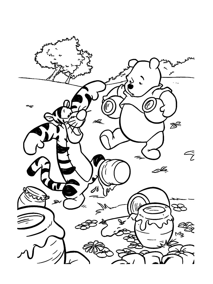 139 Winnie The Pooh Coloring Pages FREE Printable 46