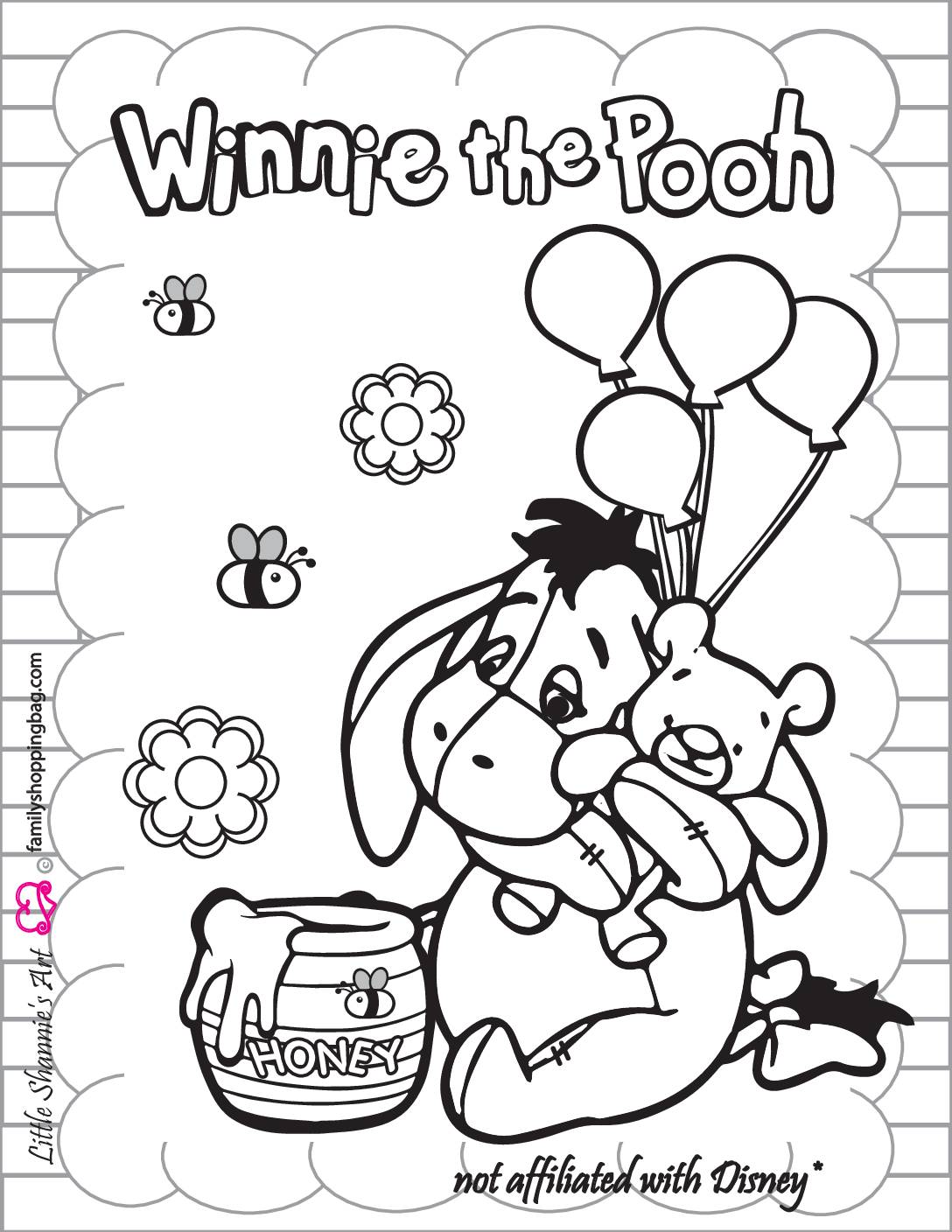 139 Winnie The Pooh Coloring Pages FREE Printable 90