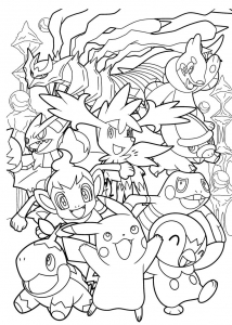 140+ Cute Pokemon Card Coloring Pages Printable 115