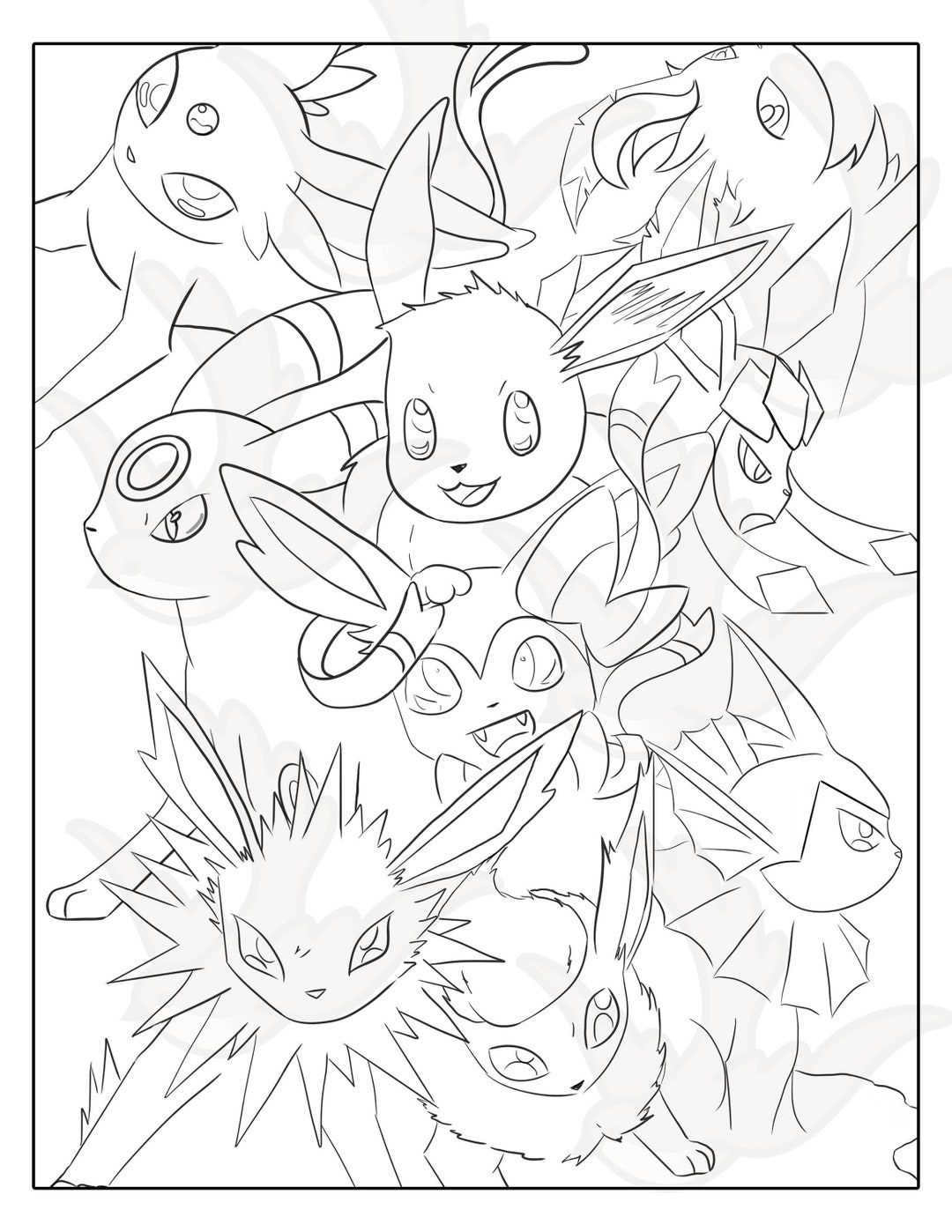 140+ Cute Pokemon Card Coloring Pages Printable 25