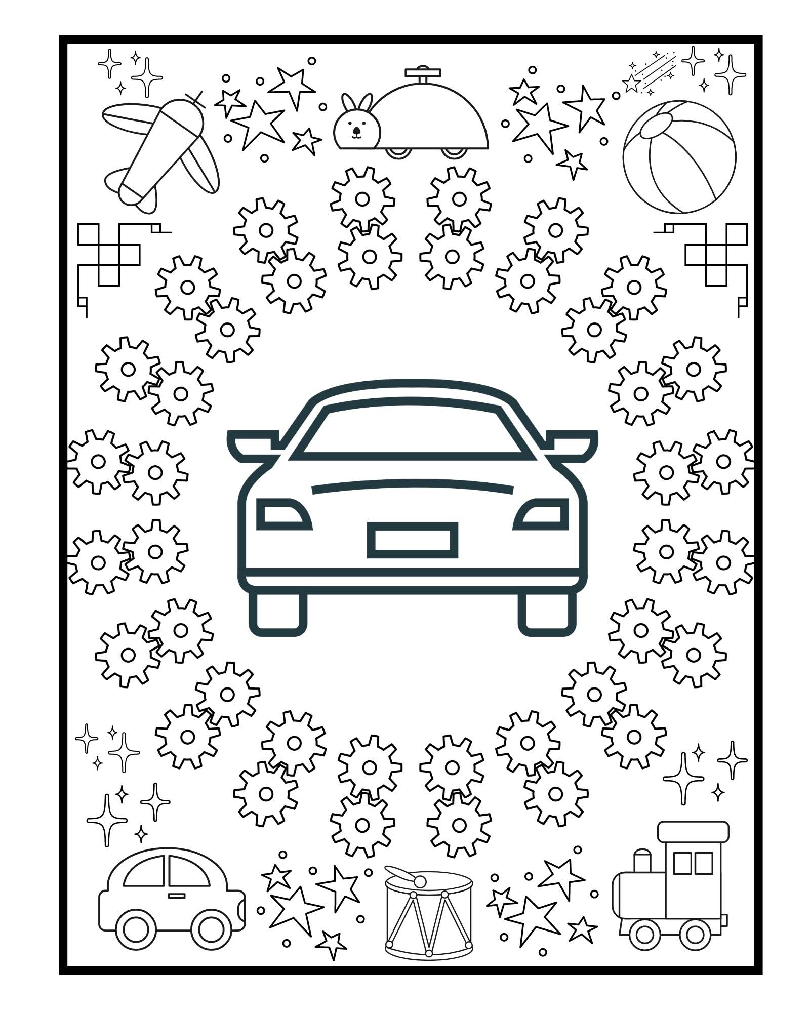 150+ Police Cars Coloring Pages: Coloring Patrol 115