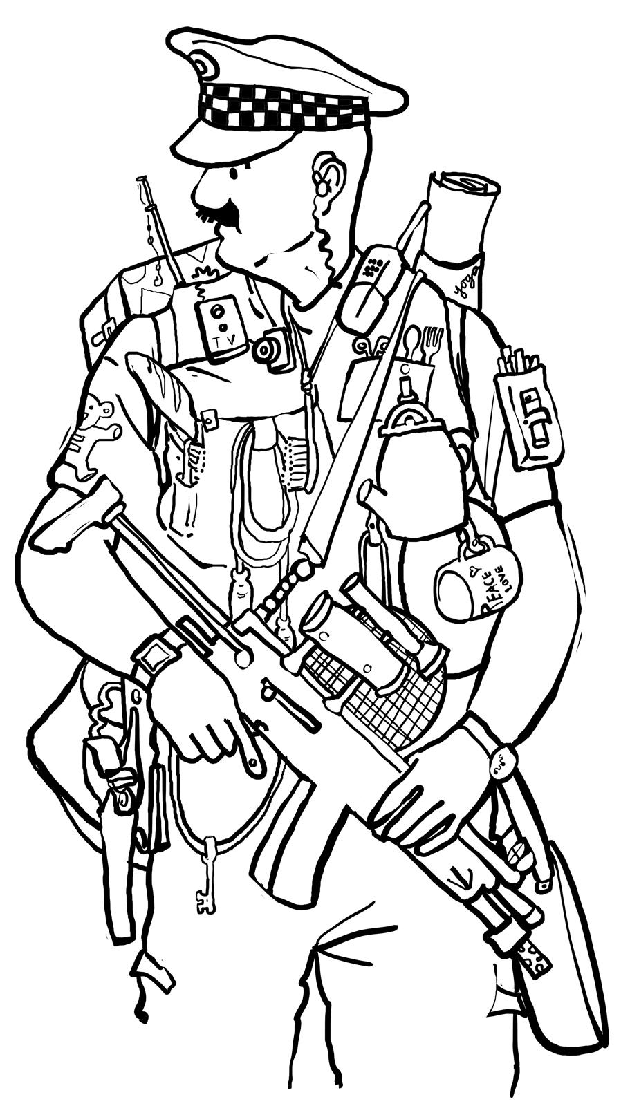 150+ Police Cars Coloring Pages: Coloring Patrol 123